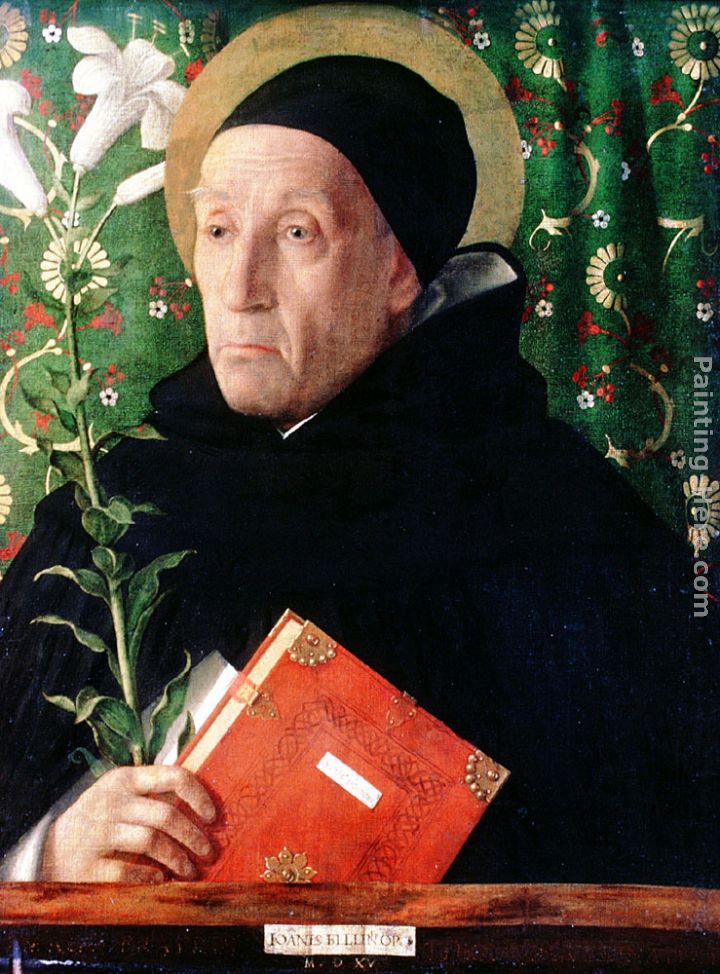 Portrait of Fra Theodoro da Urbino painting - Giovanni Bellini Portrait of Fra Theodoro da Urbino art painting